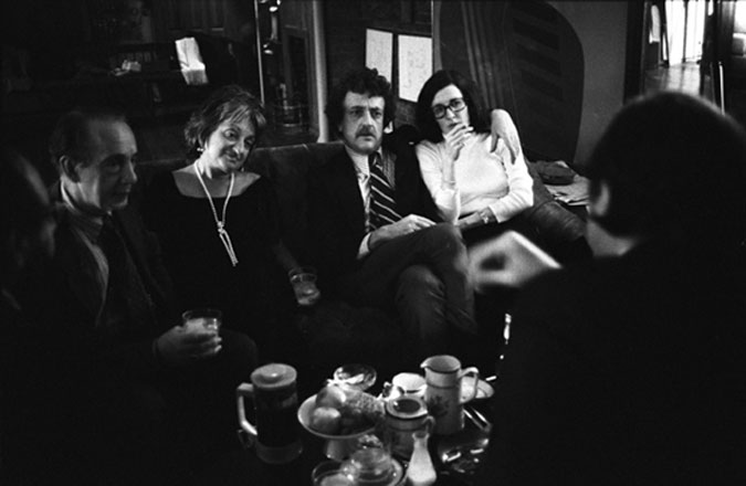 Kurt Vonnegut and Betty Friedan photo